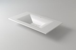 Столешница с раковиной Holbi Sirius 80см белый матовый 1.05.001.11.1 Столешница с раковиной Holbi Sirius 80см белый матовый 1.05.001.11.1