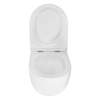 Унитаз подвесной Azario Terso AZ-092E-UQ3 безободковый торнадо белый