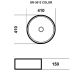 Раковина Grossman Color GR-3013PIM 41 см розовый матовый Раковина Grossman Color GR-3013PIM 41 см розовый матовый