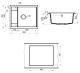 Мойка кухонная Point Римо PN3010B 60 см черный