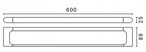 Полотенцедержатель Art&Max Platino AM-E-3924-MB чёрный