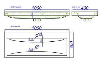 Раковина Aqwella Infinity 800 Раковина Aqwella Infinity 800