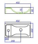 Раковина Aqwella Unam 220 Раковина Aqwella Unam 220