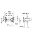 Скрытая часть для смесителя Grohe G 1/2 (32635000)