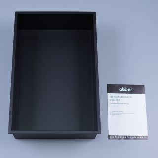 Скрытая настенная ниша ABBER Nischen AN3001MB чёрный матовый