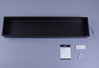 Скрытая настенная ниша с LED подсветкой ABBER Nischen AN3006MB чёрный матовый