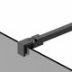 Душевая перегородка Berges SKY BLACK 064013 90 см профиль чёрный стекло тонированное