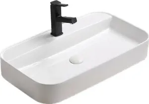 Раковина накладная SantiLine SL-1007 70см белый