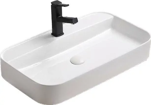 Раковина накладная SantiLine SL-1007 70см белый