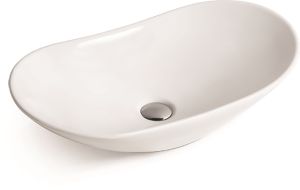 Раковина накладная SantiLine SL-1025 60см белый