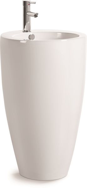 Раковина напольная SantiLine SL-4004 50см белый