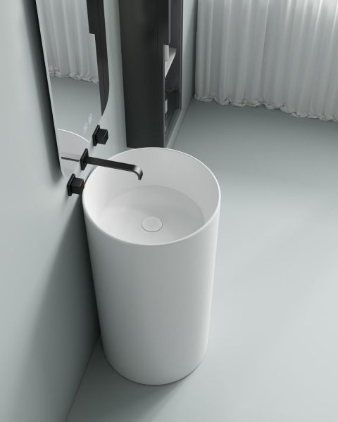 Раковина напольная SantiLine SL-4014 45см белый