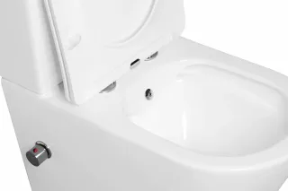 Унитаз-компакт SantiLine SL-5014SM-BD с функцией биде и встроенным смесителем белый Унитаз-компакт SantiLine SL-5014SM-BD с функцией биде и встроенным смесителем белый