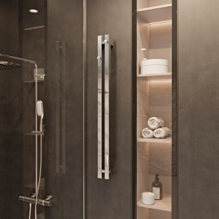 Полотенцесушитель электрический Indigo Стайл 2 ПРО LSPRE90-8Rt 8x90 см хром