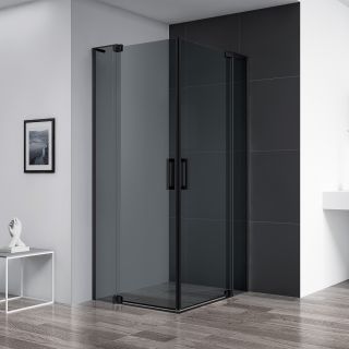 Душевой уголок CEZARES SLIDER-A-2-100/110-GRIGIO-NERO