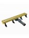 Душевой лоток Cezares Движение (Slider) SLIDER-LD-80-BORO 80 см брашированное золото