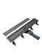 Душевой лоток Cezares Движение (Slider) SLIDER-LD-70-GM 70 см оружейная сталь