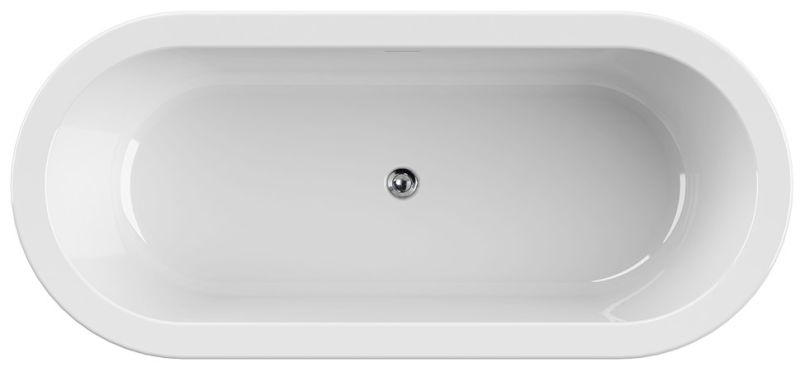 Акриловая ванна Cezares Slim Central 180x80см чёрный SLIM CENTRAL-180-80-60-NERO-SET