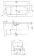 Акриловая ванна Cezares Slim Wall 180x80см чёрный SLIM WALL-180-80-60-NERO-SET