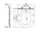 Крышка для унитаза Am.Pm Spirit C707857WH slim с микролифтом Крышка для унитаза Am.Pm Spirit C707857WH slim с микролифтом