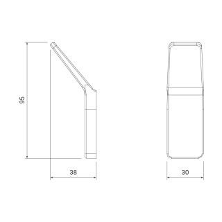 Крючок IDDIS Slide белый матовый SLIWT10i41 Крючок IDDIS Slide белый матовый SLIWT10i41