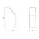 Крючок IDDIS Slide белый матовый SLIWT10i41
