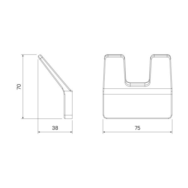 Крючок IDDIS Slide белый матовый SLIWT20i41