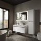 Подвесная тумба под двойную раковину Sancos Smart SM120-2W 120см белый глянец Подвесная тумба под двойную раковину Sancos Smart SM120-2W 120см белый глянец