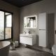 Подвесная тумба под раковину Sancos Smart SM90W 90см белый глянец