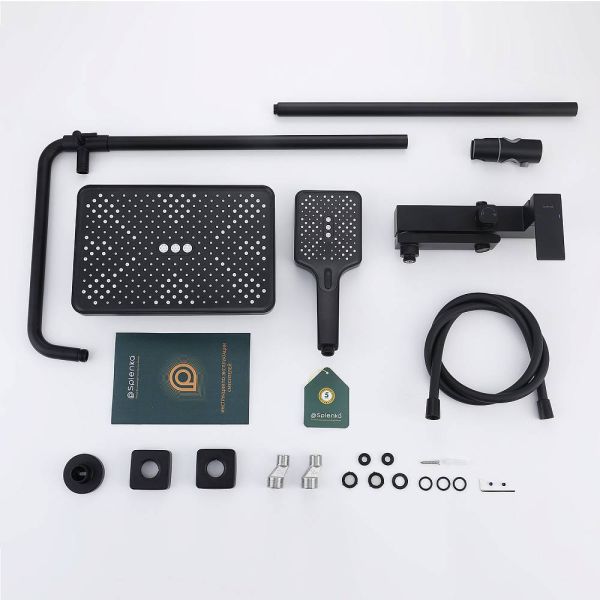 Душевая стойка Splenka S224.24.06 чёрный
