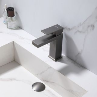 Смеситель для раковины ABBER Daheim AF8210NG оружейная сталь