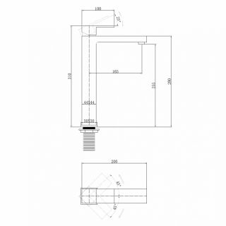 Смеситель для раковины ABBER Daheim AF8211W белый матовый