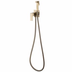 Гигиенический душ ABBER Daheim AF8226G со смесителем золото матовое