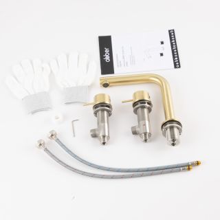 Смеситель для раковины ABBER Emotion 316 AF8808BG брашированное золото