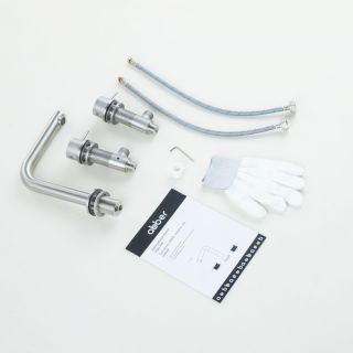 Смеситель для раковины ABBER Emotion 316 AF8808BST сталь брашированная