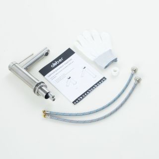 Смеситель для раковины ABBER Emotion 316 AF8810BST брашированная сталь