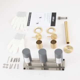 Смеситель для раковины ABBER Emotion 316 AF88121BG-M брашированное светлое золото