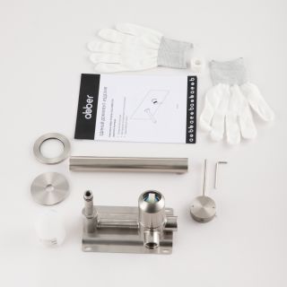 Смеситель для раковины ABBER Emotion 316 AF8812BST-M брашированная сталь
