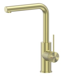 Смеситель для кухни ABBER Emotion 316 AF8814BG брашированное светлое золото