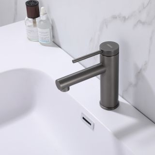 Смеситель для раковины ABBER Emotion AF8810NG оружейная сталь