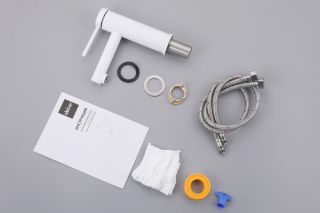 Смеситель для раковины ABBER Emotion AF8810W белый матовый