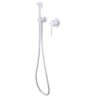 Гигиенический душ со смесителем ABBER Emotion AF8825W белый матовый