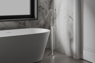 Смеситель для ванны ABBER Glanz AF8H12SP хром