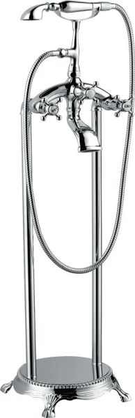 Напольный смеситель для ванны ABBER Klassik хром AF8415