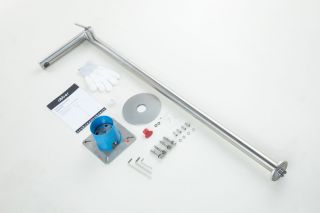 Напольный смеситель для раковины ABBER Emotion 316 AF8A40BST брашированная сталь