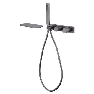 Встраиваемый смеситель для ванны ABBER Rund AF8731NG никель