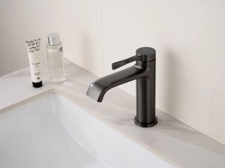 Смеситель ABBER Tanz AF8C10GM для раковины оружейная сталь