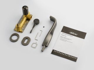Смеситель ABBER Tanz AF8C12GM для раковины оружейная сталь