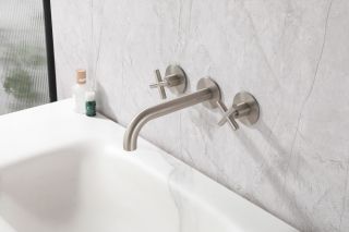 Смеситель для раковины ABBER Wasser Kreis AF81121SP сатин
