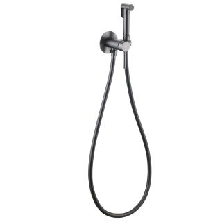 Гигиенический душ со смесителем ABBER Wasser Kreis AF8125NG оружейная сталь